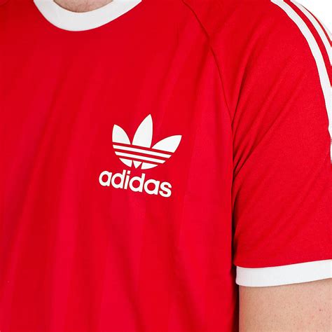 adidas shirt weiß rot|rote T.